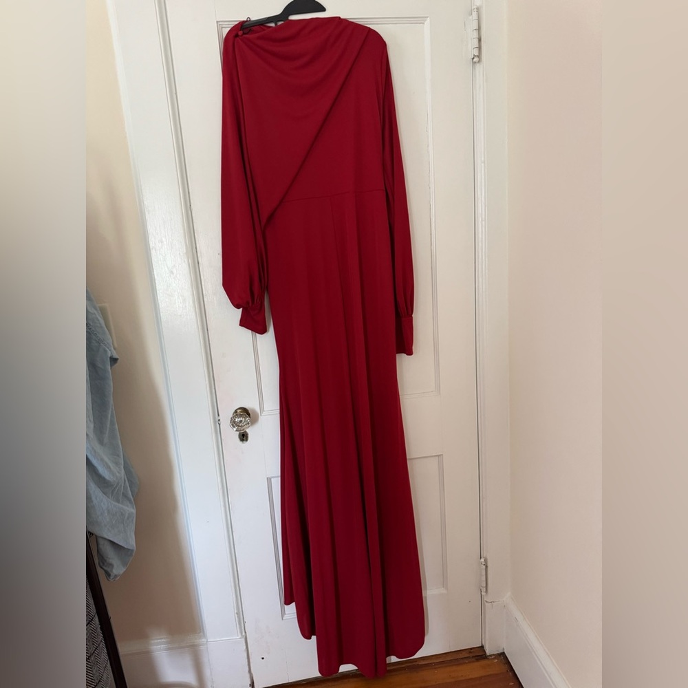 ASOS Design Elegant Burgundy Maxi Dress - Picture 7 of 7
